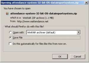 attendance-system-data-import-download